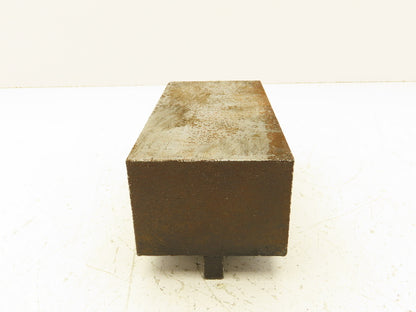 Press Brake Die Blank 7-5/8" Long 3-9/16" Wide 2-1/2" High 1/2" Tang