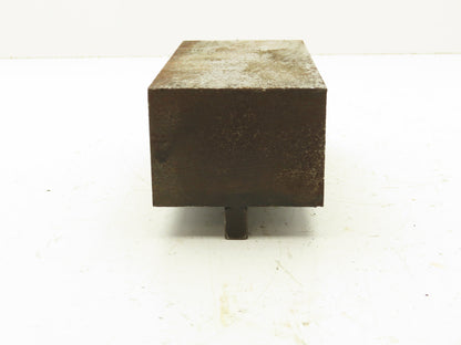 Press Brake Die Blank 7-5/8" Long 3-9/16" Wide 2-1/2" High 1/2" Tang