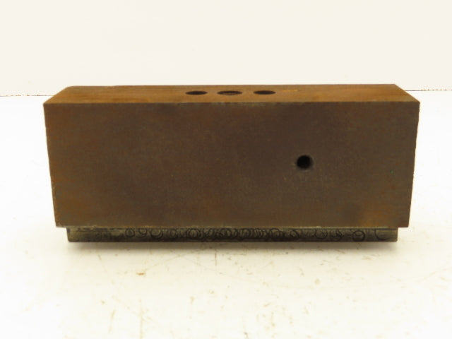 Press Brake Die Blank 7-1/8" Long 1-7/8" Wide 2-5/8" High 1/2" Tang