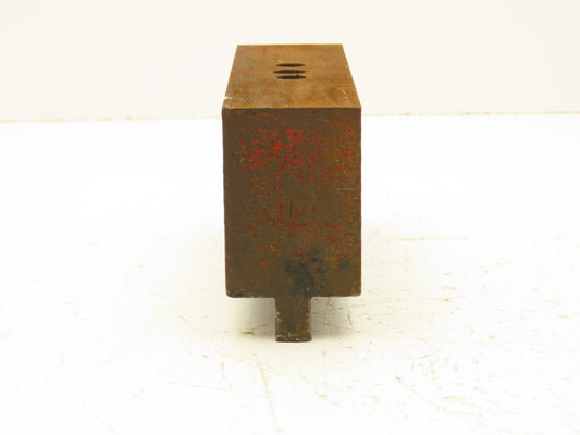Press Brake Die Blank 7-1/8" Long 1-7/8" Wide 2-5/8" High 1/2" Tang