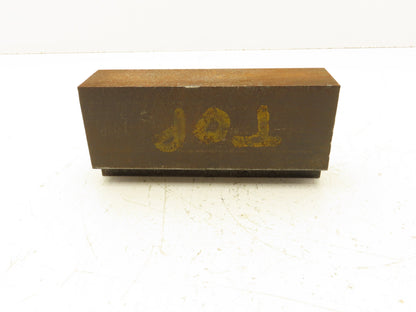 Press Brake Die Blank 7-1/8" Long 1-7/8" Wide 2-5/8" High 1/2" Tang