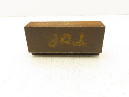 Press Brake Die Blank 7-1/8" Long 1-7/8" Wide 2-5/8" High 1/2" Tang