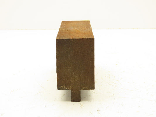 Press Brake Die Blank 7-1/8" Long 1-7/8" Wide 2-5/8" High 1/2" Tang