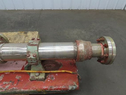 Moyno 2L8 SSQ Stainless Progressive Cavity Screw Pump 4x4" L-Series 5Hp 460V