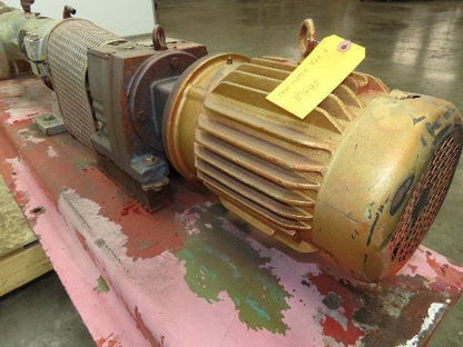 Moyno 2L8 SSQ Stainless Progressive Cavity Screw Pump 4x4" L-Series 5Hp 460V