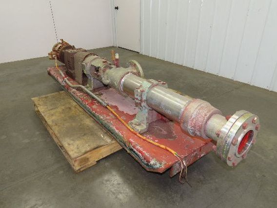 Moyno 2L8 SSQ Stainless Progressive Cavity Screw Pump 4x4" L-Series 5Hp 460V