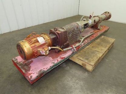 Moyno 2L8 SSQ Stainless Progressive Cavity Screw Pump 4x4" L-Series 5Hp 460V