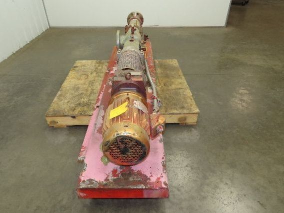 Moyno 2L8 SSQ Stainless Progressive Cavity Screw Pump 4x4" L-Series 5Hp 460V