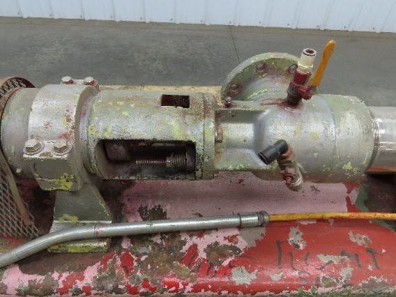 Moyno 2L8 SSQ Stainless Progressive Cavity Screw Pump 4x4" L-Series 5Hp 460V