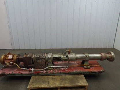 Moyno 2L8 SSQ Stainless Progressive Cavity Screw Pump 4x4" L-Series 5Hp 460V