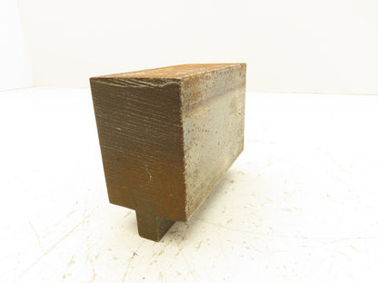 Press Brake Die Blank 4-1/8" Long 1-7/8" Wide 2-5/8" High 1/2" Tang