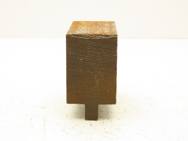 Press Brake Die Blank 4-1/8" Long 1-7/8" Wide 2-5/8" High 1/2" Tang