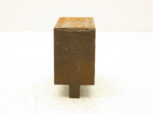 Press Brake Die Blank 4-1/8" Long 1-7/8" Wide 2-5/8" High 1/2" Tang