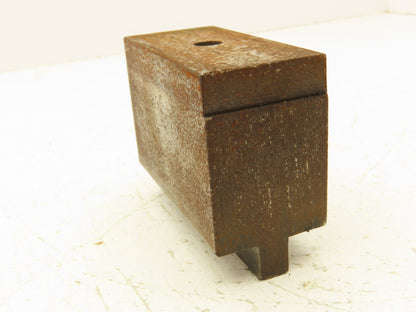 Press Brake Die Blank 4-1/8" Long 1-7/8" Wide 2-5/8" High 1/2" Tang