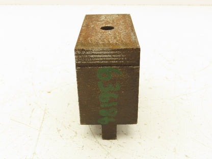 Press Brake Die Blank 4-1/8" Long 1-7/8" Wide 2-5/8" High 1/2" Tang