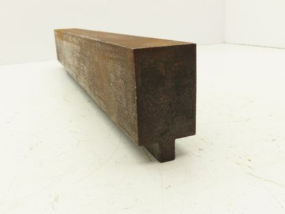 Press Brake Die Blank 20-1/4" Long 1-13/16" Wide 2-5/8" High 1/2" Tang