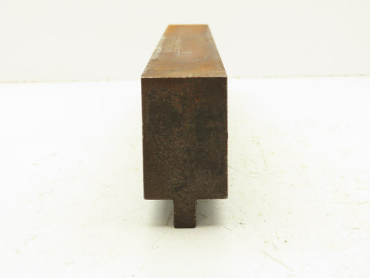 Press Brake Die Blank 20-1/4" Long 1-13/16" Wide 2-5/8" High 1/2" Tang