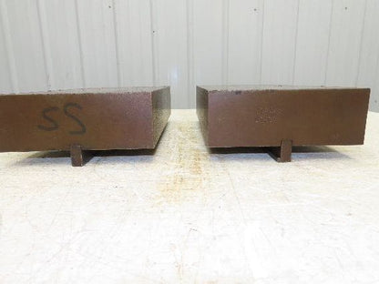 Press Brake Die Blank Set 13-1/2" Long 7" Wide 2-1/2" High 1/2" Safety Tang