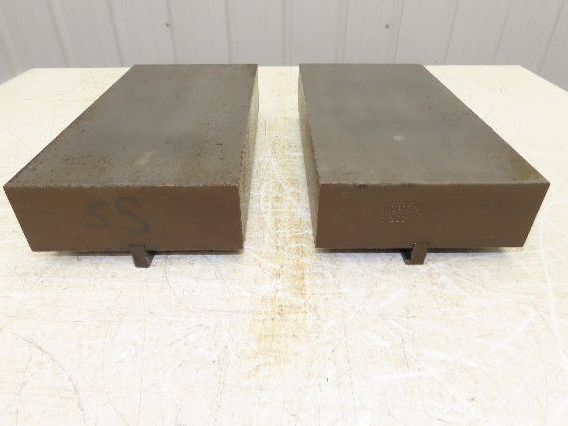 Press Brake Die Blank Set 13-1/2" Long 7" Wide 2-1/2" High 1/2" Safety Tang