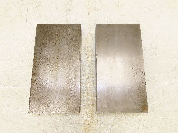 Press Brake Die Blank Set 13-1/2" Long 7" Wide 2-1/2" High 1/2" Safety Tang