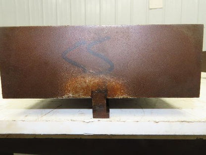 Press Brake Die Blank Set 13-1/2" Long 7" Wide 2-1/2" High 1/2" Safety Tang