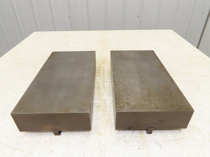 Press Brake Die Blank Set 13-1/2" Long 7" Wide 2-1/2" High 1/2" Safety Tang
