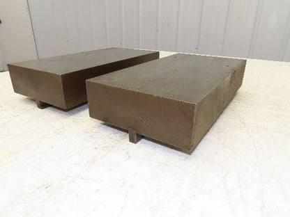 Press Brake Die Blank Set 13-1/2" Long 7" Wide 2-1/2" High 1/2" Safety Tang