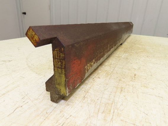 Press Brake Gooseneck Punch Die 45" Long 90° V 1/2" Finger 3-3/4" H