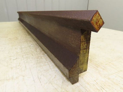 Press Brake Gooseneck Punch Die 45" Long 90° V 1/2" Finger 3-3/4" H