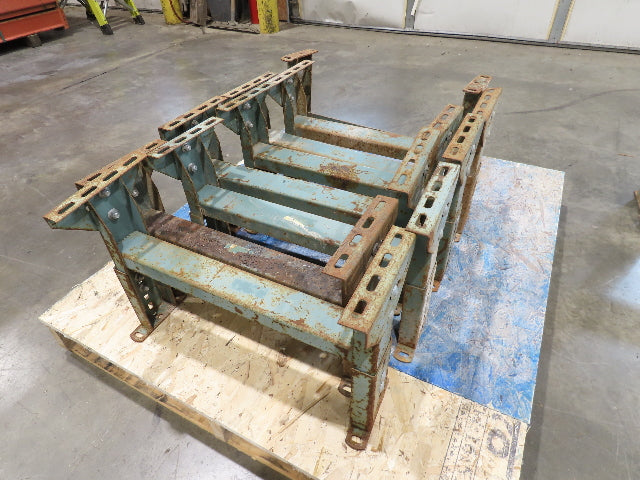 Hytrol MS-3  22" Wide Conveyor Leg Floor Support 12.5-17" Adj Height  Lot of 10