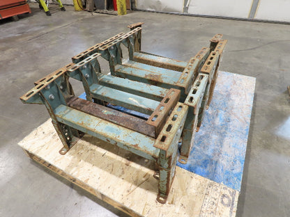 Hytrol MS-3  22" Wide Conveyor Leg Floor Support 12.5-17" Adj Height  Lot of 10
