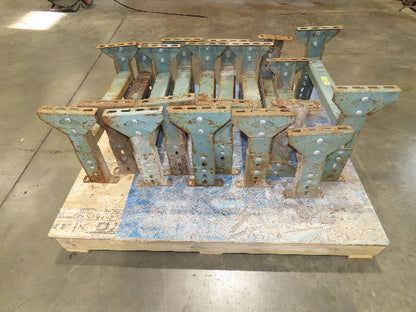 Hytrol MS-3  22" Wide Conveyor Leg Floor Support 12.5-17" Adj Height  Lot of 10