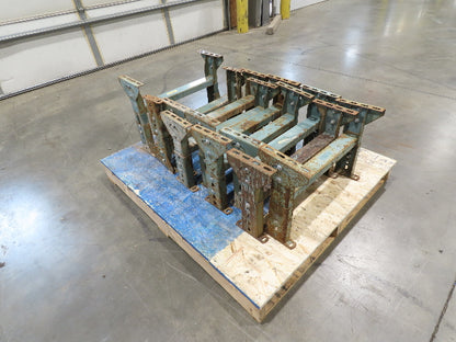 Hytrol MS-3  22" Wide Conveyor Leg Floor Support 12.5-17" Adj Height  Lot of 10