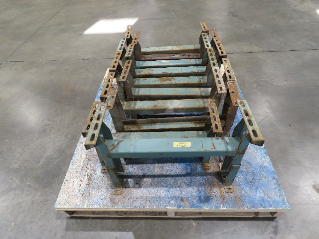 Hytrol MS-3  22" Wide Conveyor Leg Floor Support 12.5-17" Adj Height  Lot of 10