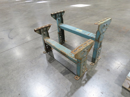 Hytrol MS-3  22" Wide Conveyor Leg Floor Support 12.5-17" Adj Height  Lot of 10