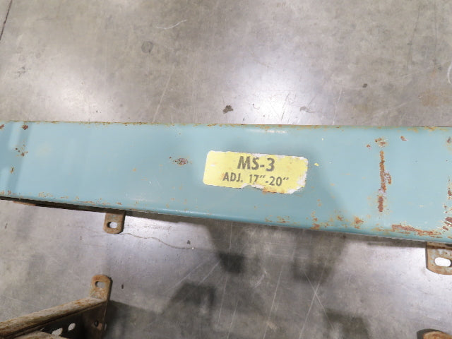 Hytrol MS-3  22" Wide Conveyor Leg Floor Support 12.5-17" Adj Height  Lot of 10