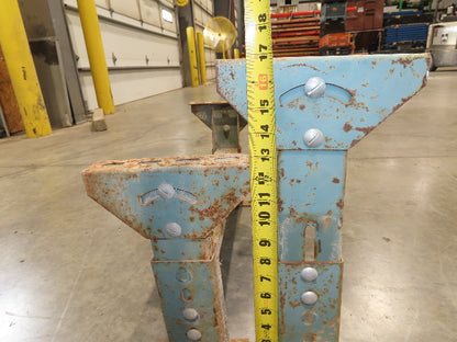 Hytrol MS-3  22" Wide Conveyor Leg Floor Support 12.5-17" Adj Height  Lot of 10