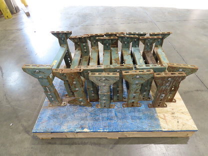 Hytrol MS-3  22" Wide Conveyor Leg Floor Support 12.5-17" Adj Height  Lot of 10