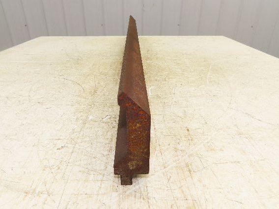 Press Brake Gooseneck Punch Die 39-11/16" Long 90° V 1/2" Finger 3-3/4" H