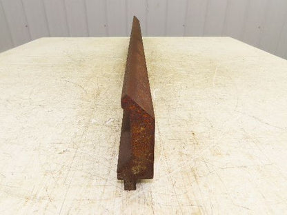 Press Brake Gooseneck Punch Die 39-11/16" Long 90° V 1/2" Finger 3-3/4" H