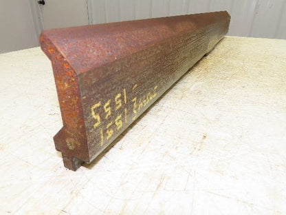 Press Brake Gooseneck Punch Die 39-11/16" Long 90° V 1/2" Finger 3-3/4" H