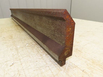 Press Brake Gooseneck Punch Die 39-11/16" Long 90° V 1/2" Finger 3-3/4" H
