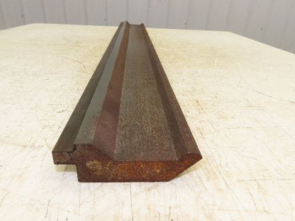 Press Brake Gooseneck Punch Die 39-11/16" Long 90° V 1/2" Finger 3-3/4" H