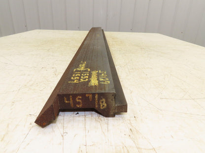 Press Brake Gooseneck Punch Die 46" Long 90° V 1/2" Finger 3-3/4" H