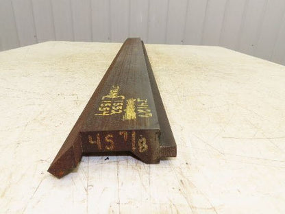 Press Brake Gooseneck Punch Die 46" Long 90° V 1/2" Finger 3-3/4" H