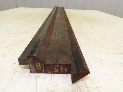 Press Brake Gooseneck Punch Die 46" Long 90° V 1/2" Finger 3-3/4" H