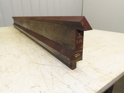 Press Brake Gooseneck Punch Die 46" Long 90° V 1/2" Finger 3-3/4" H
