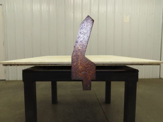 Press Brake Gooseneck Punch Die 97-1/2" Long 90° V 7/16" Finger 3-3/4" H