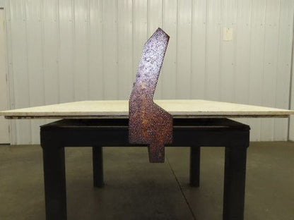 Press Brake Gooseneck Punch Die 97-1/2" Long 90° V 7/16" Finger 3-3/4" H