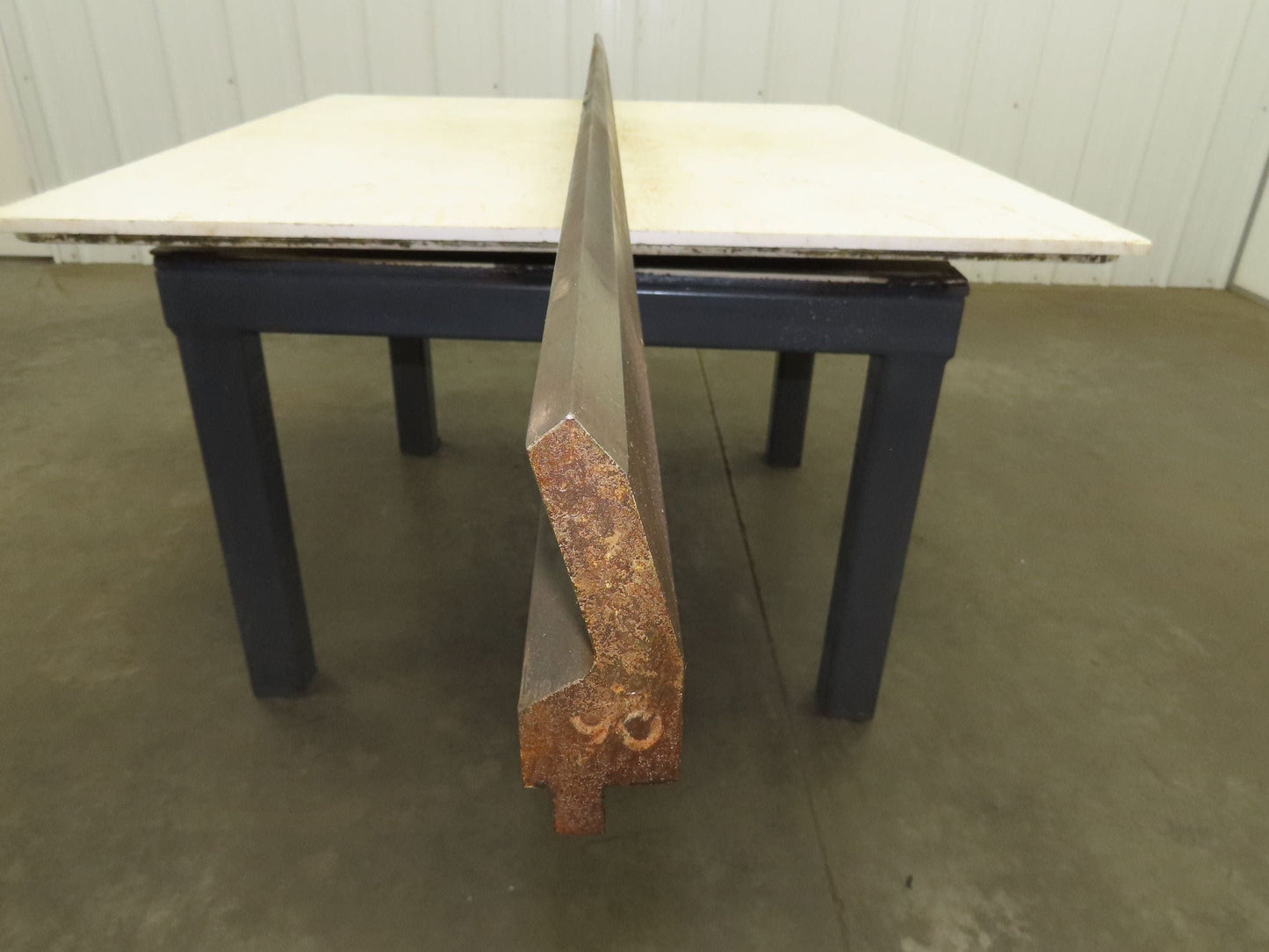 Press Brake Gooseneck Punch Die 97-1/2" Long 90° V 7/16" Finger 3-3/4" H